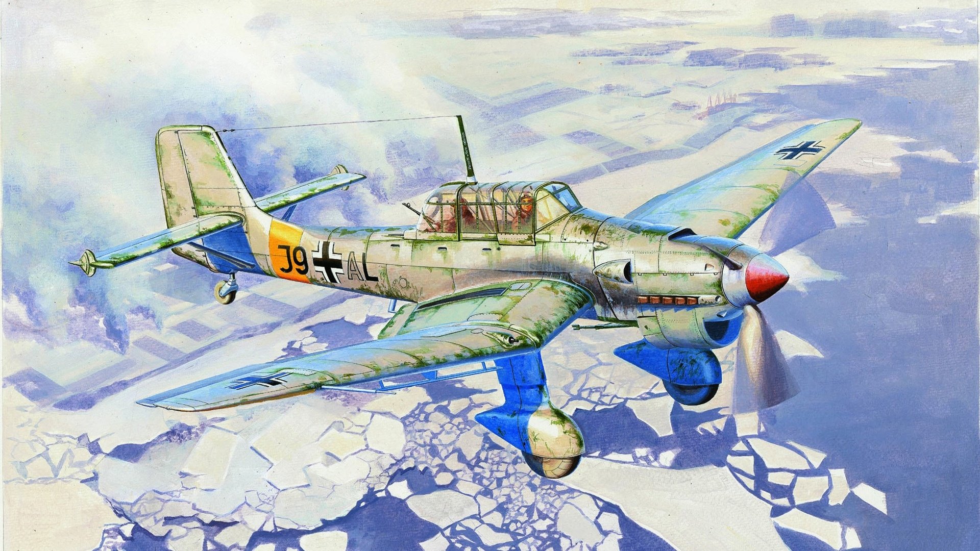 Download Warplane Aircraft Military Junkers Ju 87 HD Wallpaper