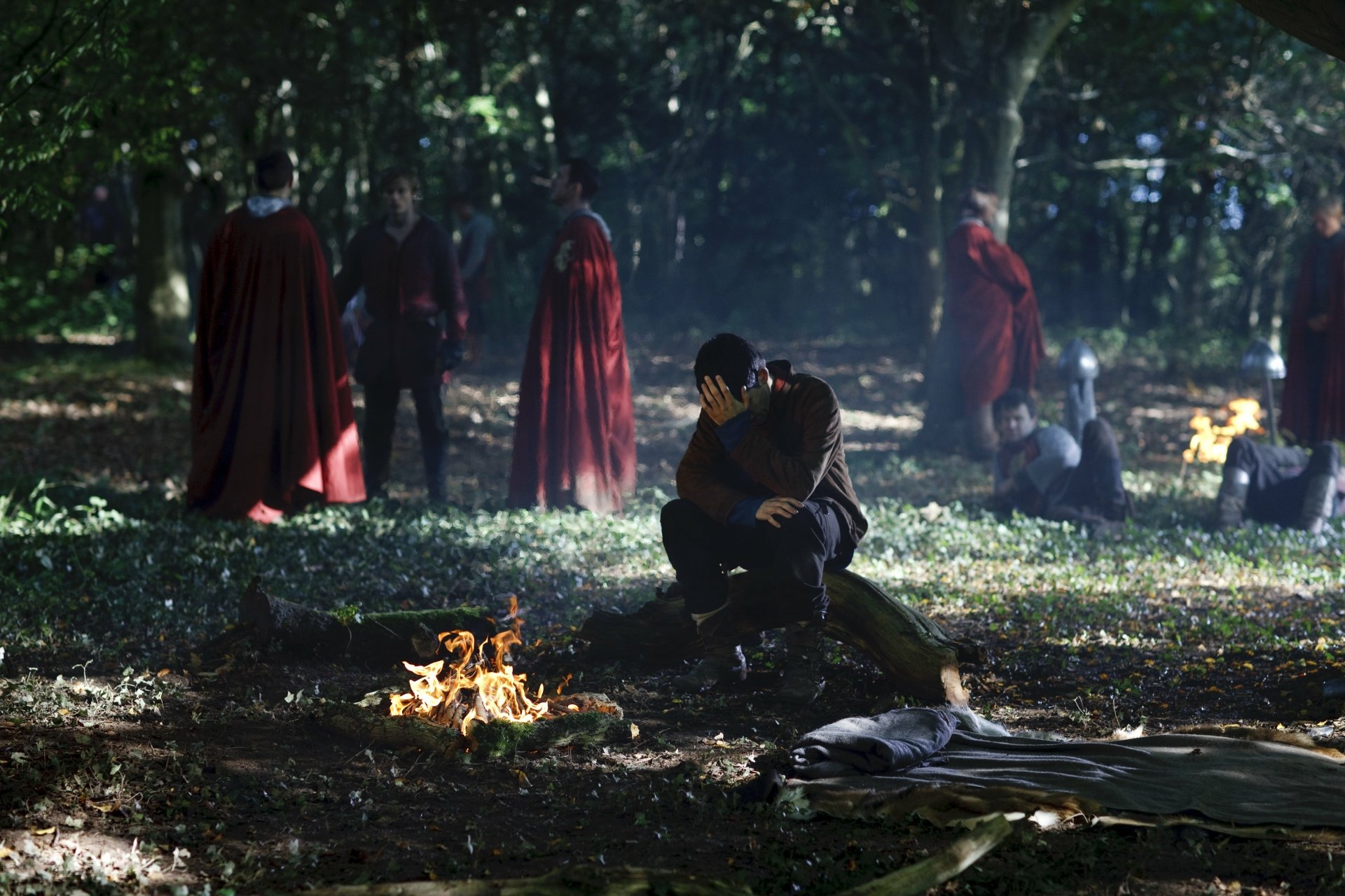 Download Bradley James Arthur (Merlin) Merlin (Merlin) Colin Morgan TV Show Merlin (2008) 4k Ultra HD Wallpaper