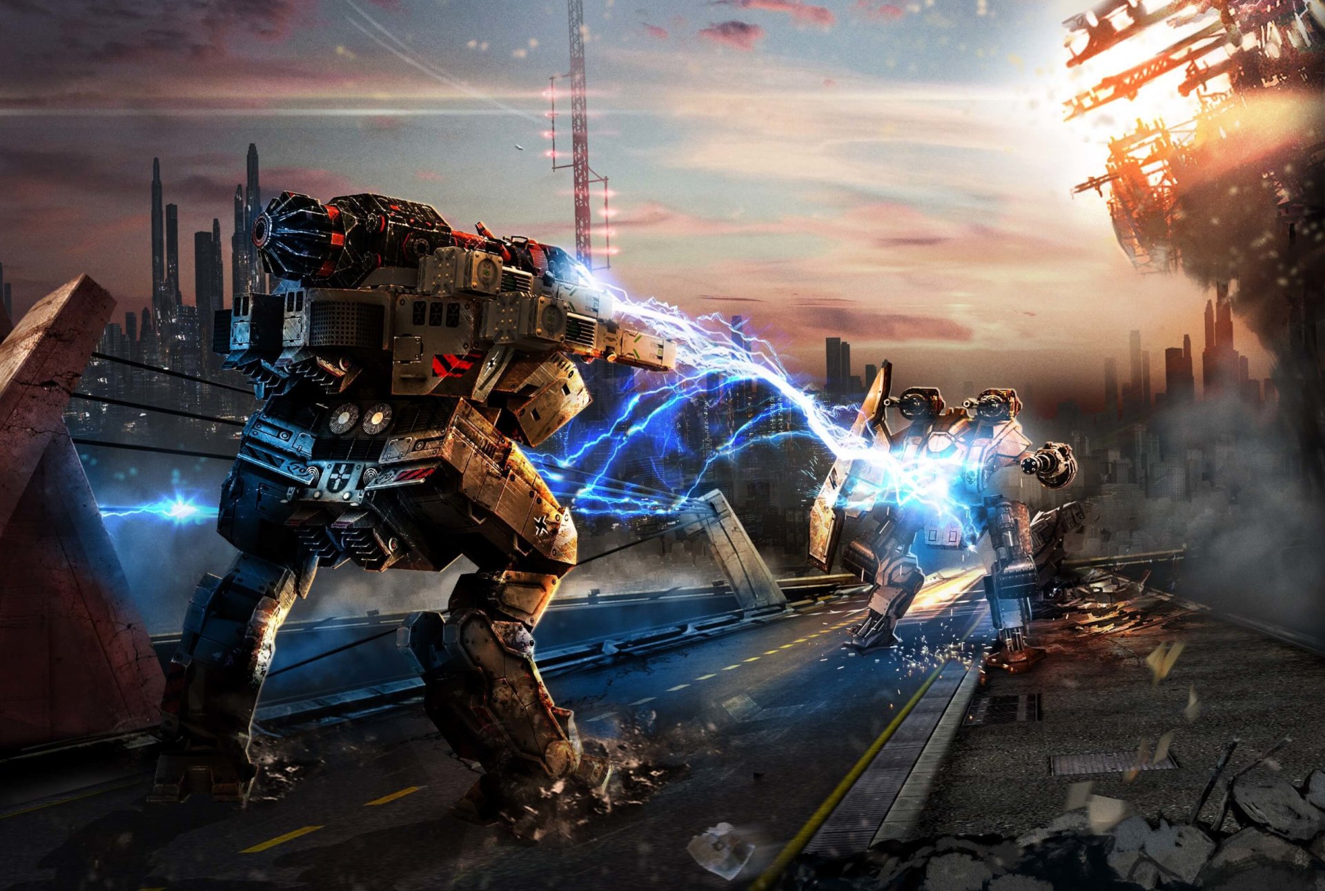 Epic War Robots Battle HD Wallpaper