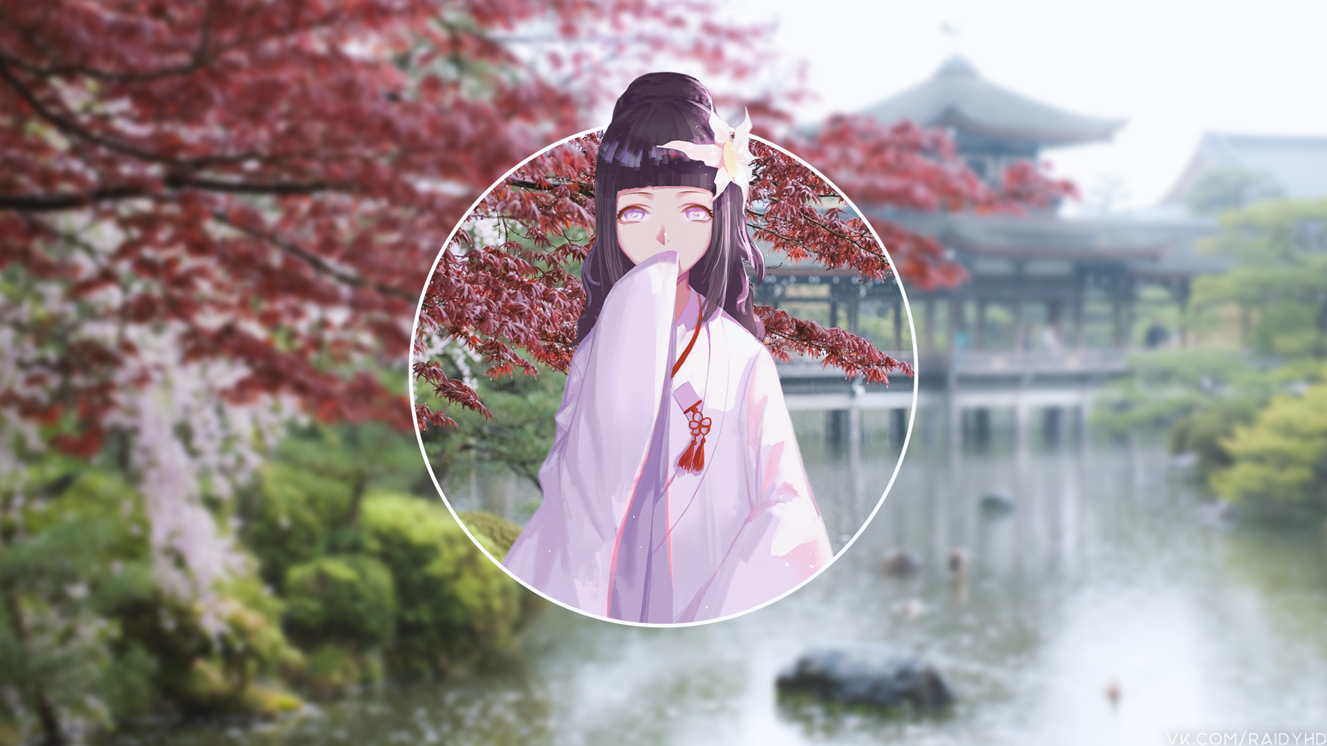 Download Hinata Hyuga Anime Naruto Picture-in-picture 4k Ultra HD Wallpaper