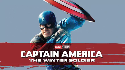HD PC desktop wallpaper featuring Chris Evans as Steve Rogers/Captain America from Marvel Studios' movie Captain America: The Winter Soldier, poised with his shield.