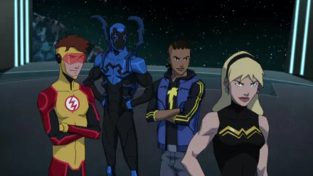 Bart Allen Static (DC Comics) Jaime Reyes Blue Beetle (DC Comics) Kid Flash Cassandra Sandsmark Wonder Girl TV Show Young Justice HD Desktop Wallpaper | Background Image