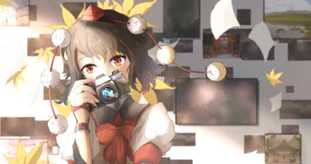 Aya Shameimaru Anime Touhou HD Desktop Wallpaper | Background Image