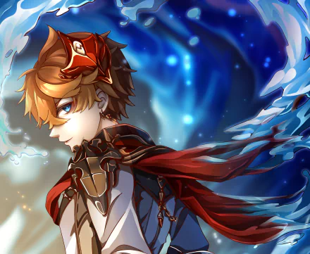 Tartaglia Childe (Genshin Impact) video game Genshin Impact HD Desktop Wallpaper | Background Image