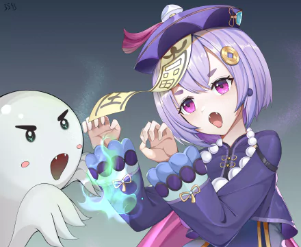 Qiqi (Genshin Impact) video game Genshin Impact HD Desktop Wallpaper | Background Image