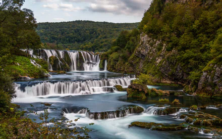 Bosnia and Herzegovina river nature waterfall HD Desktop Wallpaper | Background Image