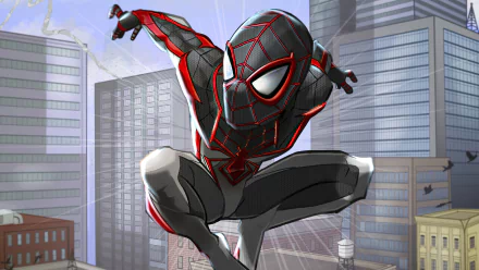 Miles Morales spider man video game Marvel's Spider-Man: Miles Morales HD Desktop Wallpaper | Background Image
