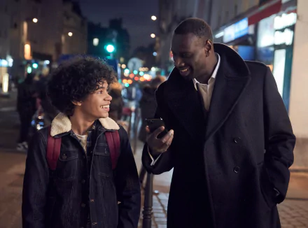 Etan Simon Omar Sy TV Show Lupin (2021) HD Desktop Wallpaper | Background Image
