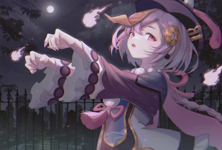 Qiqi (Genshin Impact) video game Genshin Impact HD Desktop Wallpaper | Background Image