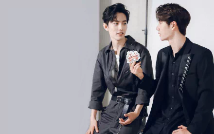 Xiao Zhan Wang Yibo Celebrity actor HD Desktop Wallpaper | Background Image