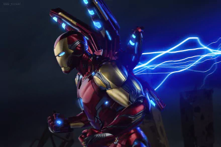 Comic Iron Man HD Desktop Wallpaper | Background Image