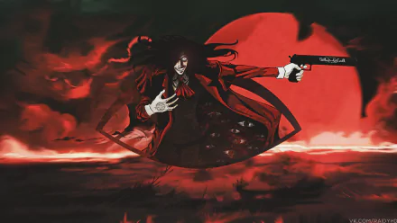 Alucard (Hellsing) Anime Hellsing picture-in-picture HD Desktop Wallpaper | Background Image