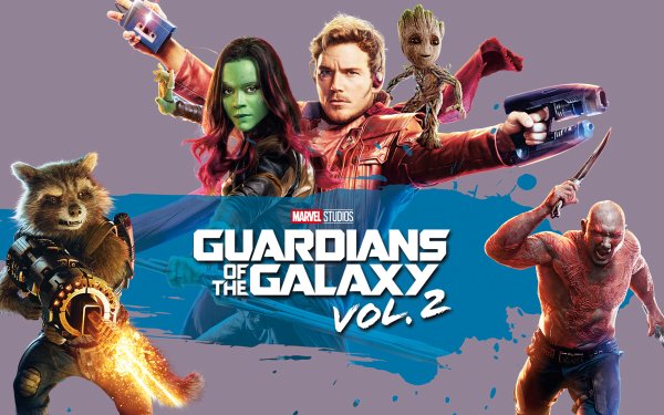 Film Les Gardiens de la Galaxie Vol. 2 Gardiens de la Galaxie Star Lord Gamora Drax The Destroyer Baby Groot Rocket Raccoon Fond d'écran HD | Image