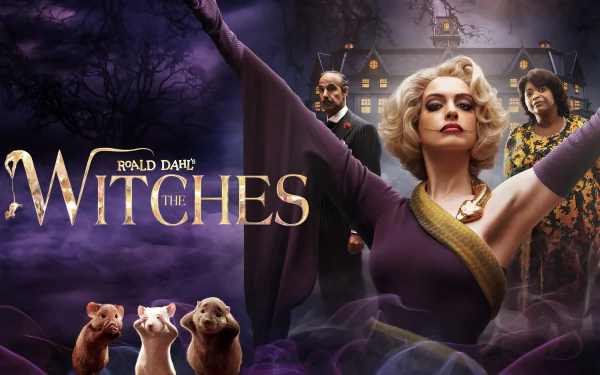 Stanley Tucci Octavia Spencer Anne Hathaway movie The Witches (2020) HD Desktop Wallpaper | Background Image