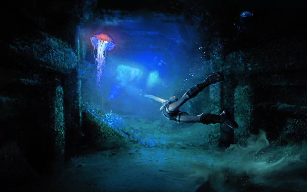 Lara Croft video game Tomb Raider: Underworld HD Desktop Wallpaper | Background Image