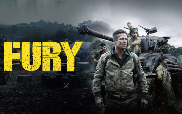 Brad Pitt movie fury HD Desktop Wallpaper | Background Image