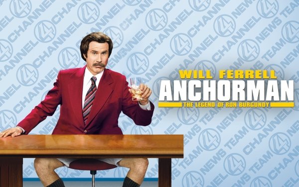 Movie Anchorman: The Legend of Ron Burgundy Will Ferrell HD Wallpaper | Background Image