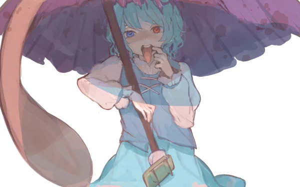 heterochromia Kogasa Tatara Anime Touhou HD Desktop Wallpaper | Background Image