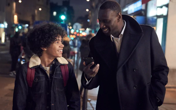 Etan Simon Omar Sy TV Show Lupin (2021) HD Desktop Wallpaper | Background Image