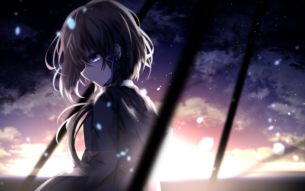 Anime Girl Brown Hair Short Hair HD Wallpaper | Background Image
