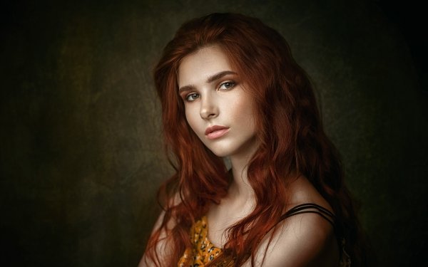 Women Model Redhead HD Wallpaper | Background Image