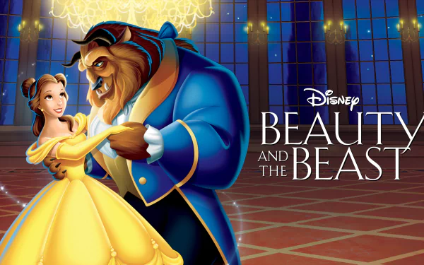 Beauty And The Beast (1991) Belle (Beauty and the Beast) Beast (Beauty and the Beast) movie HD Desktop Wallpaper | Background Image