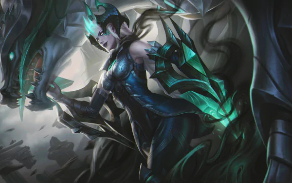  Shyvana League Of Legends by Xianwei L