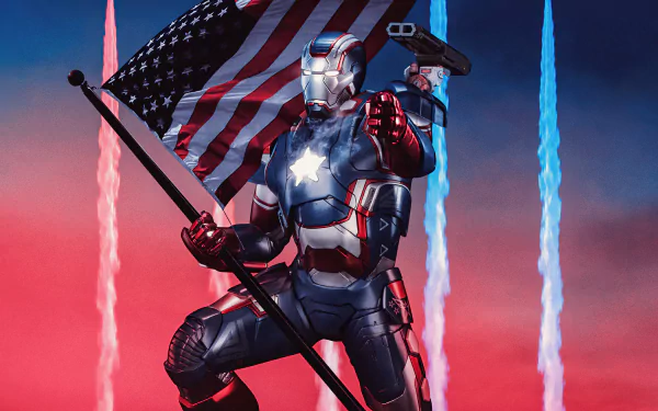 Iron Patriot Comic Iron Man HD Desktop Wallpaper | Background Image