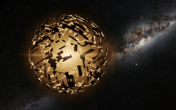 Sci Fi Dyson Sphere HD Wallpaper | Background Image