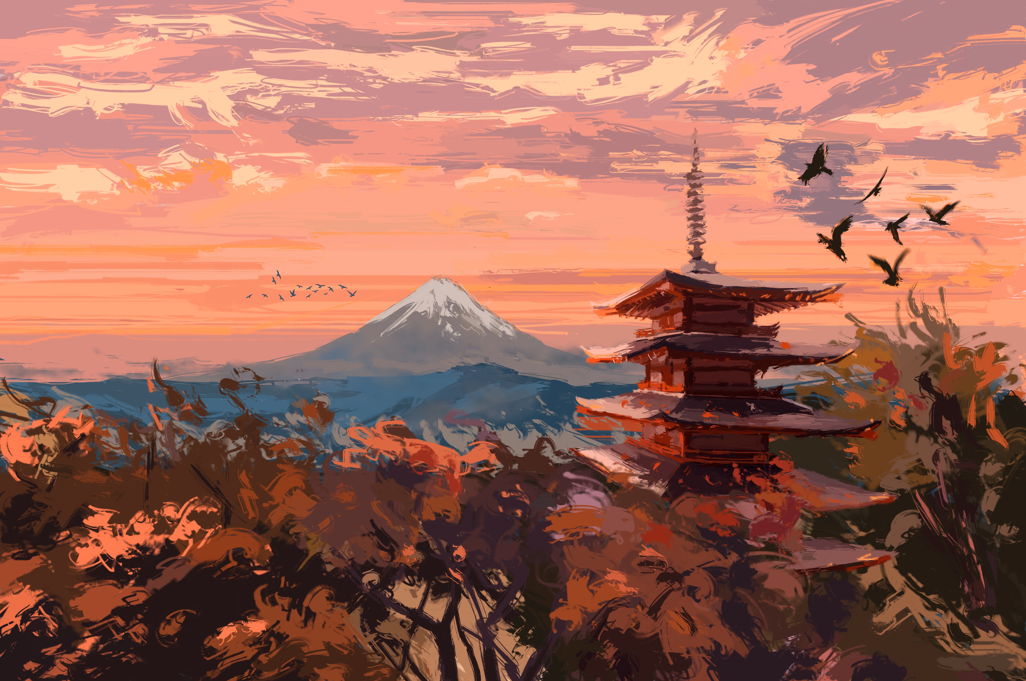 Sacred Shrines Anime Art Wallpapers: Hd Manga Epic Fan Art (@wallpapers)