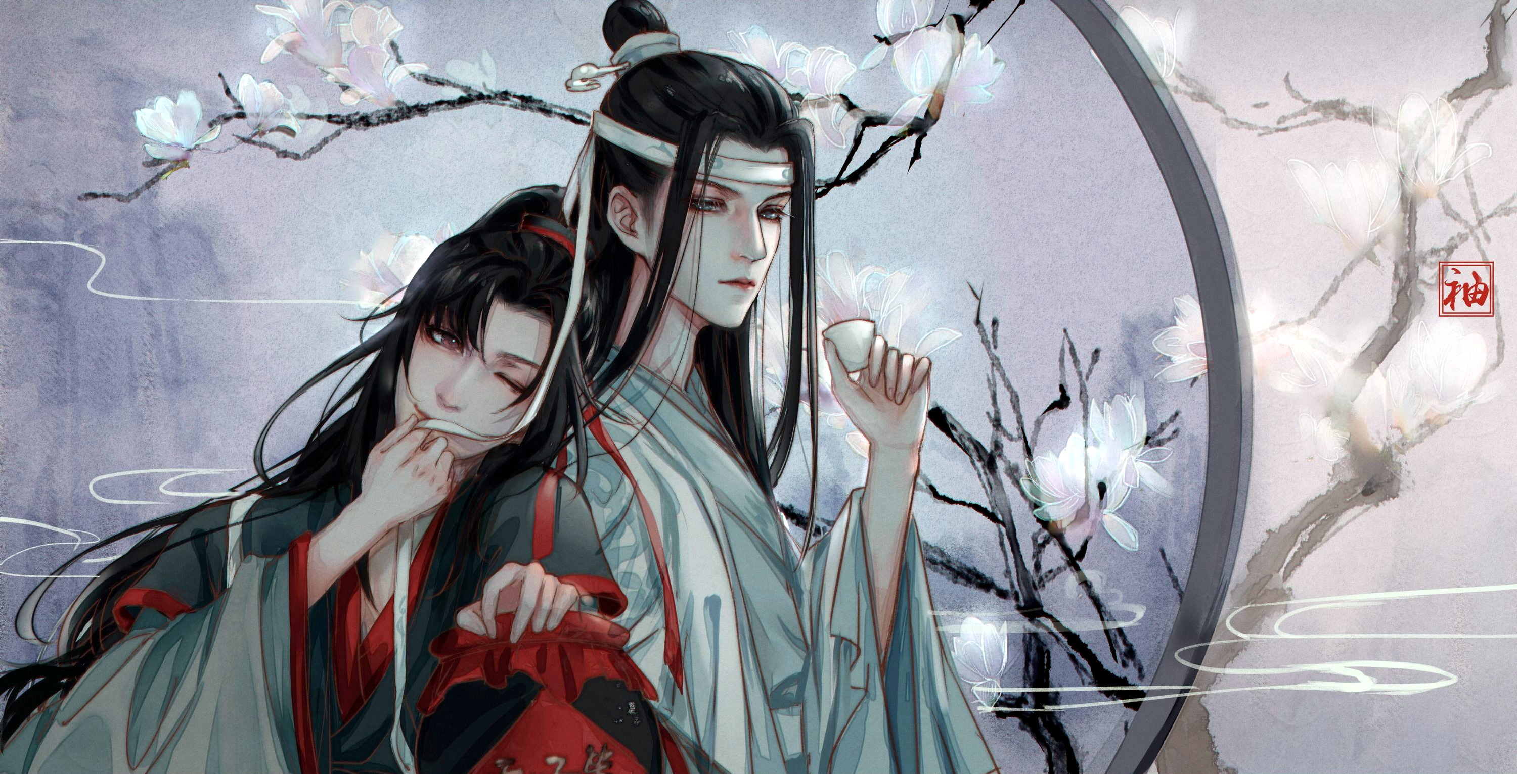 Download Wei Ying Wei Wuxian Lan Zhan Lan Wangji Anime Mo Dao Zu Shi Hd Wallpaper 