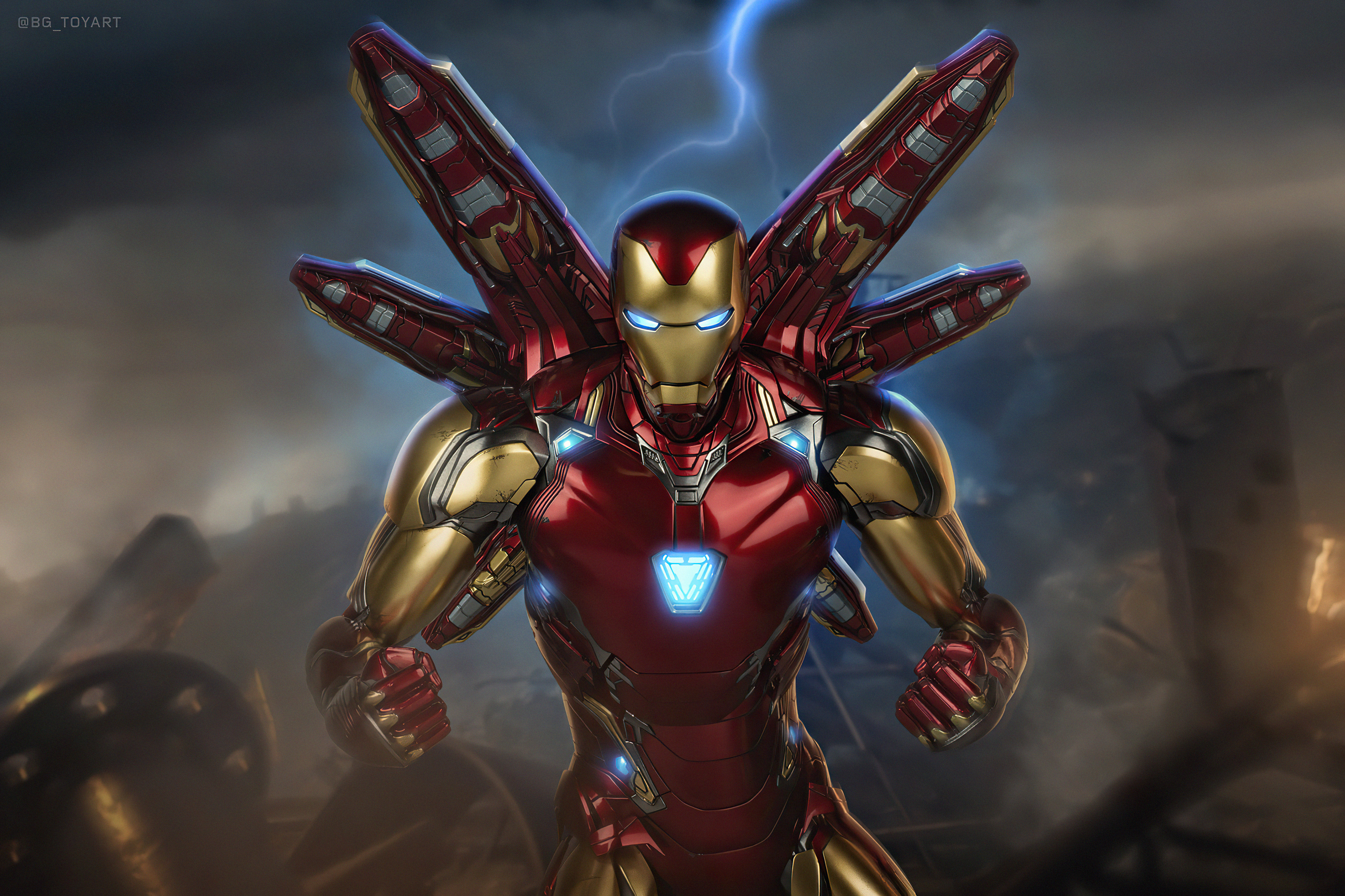 Iron Man 4k Ultra HD Wallpaper by Alex Brooks