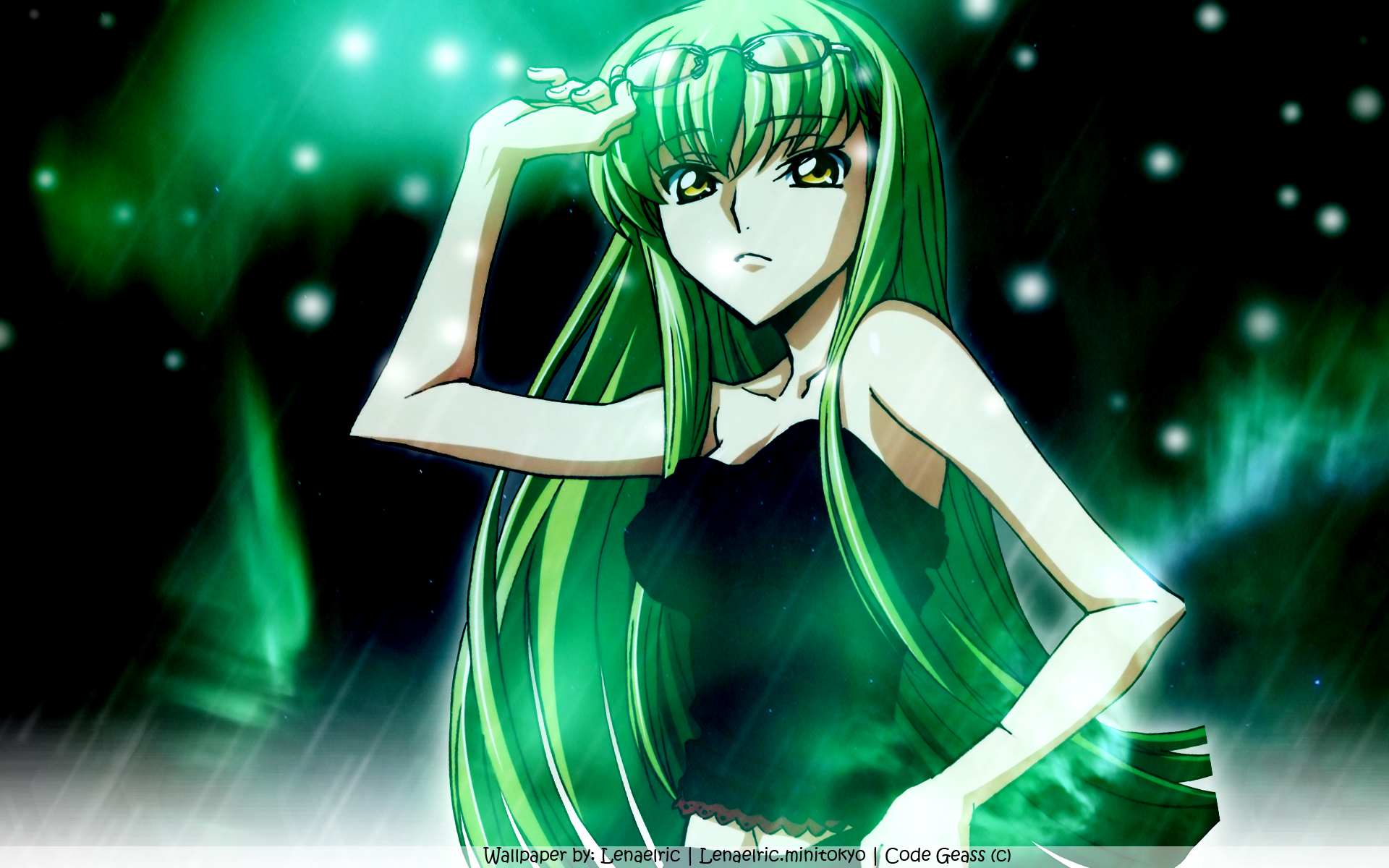 C.C, code geass, cc, anime girl, sexy, green hair, HD wallpaper