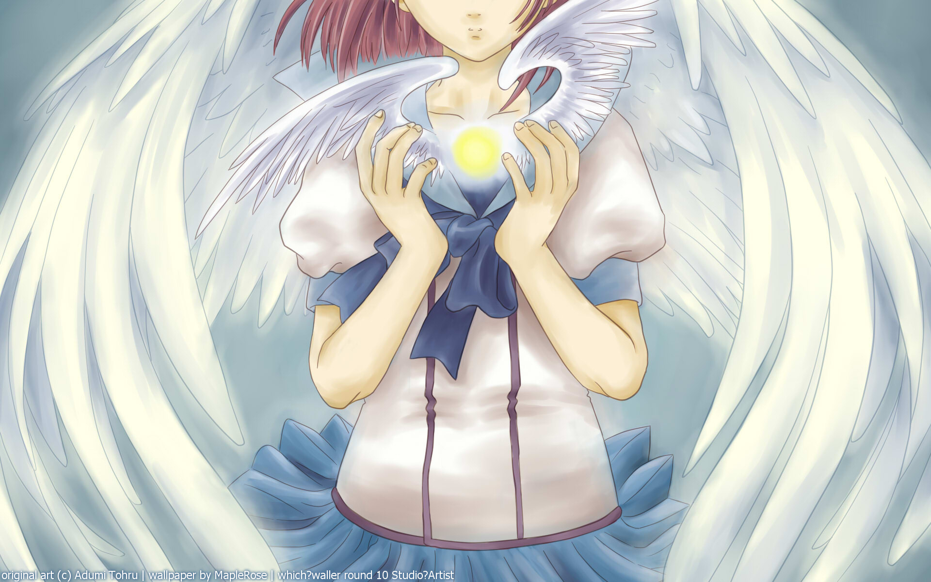 Anime angel desktop wallpaper