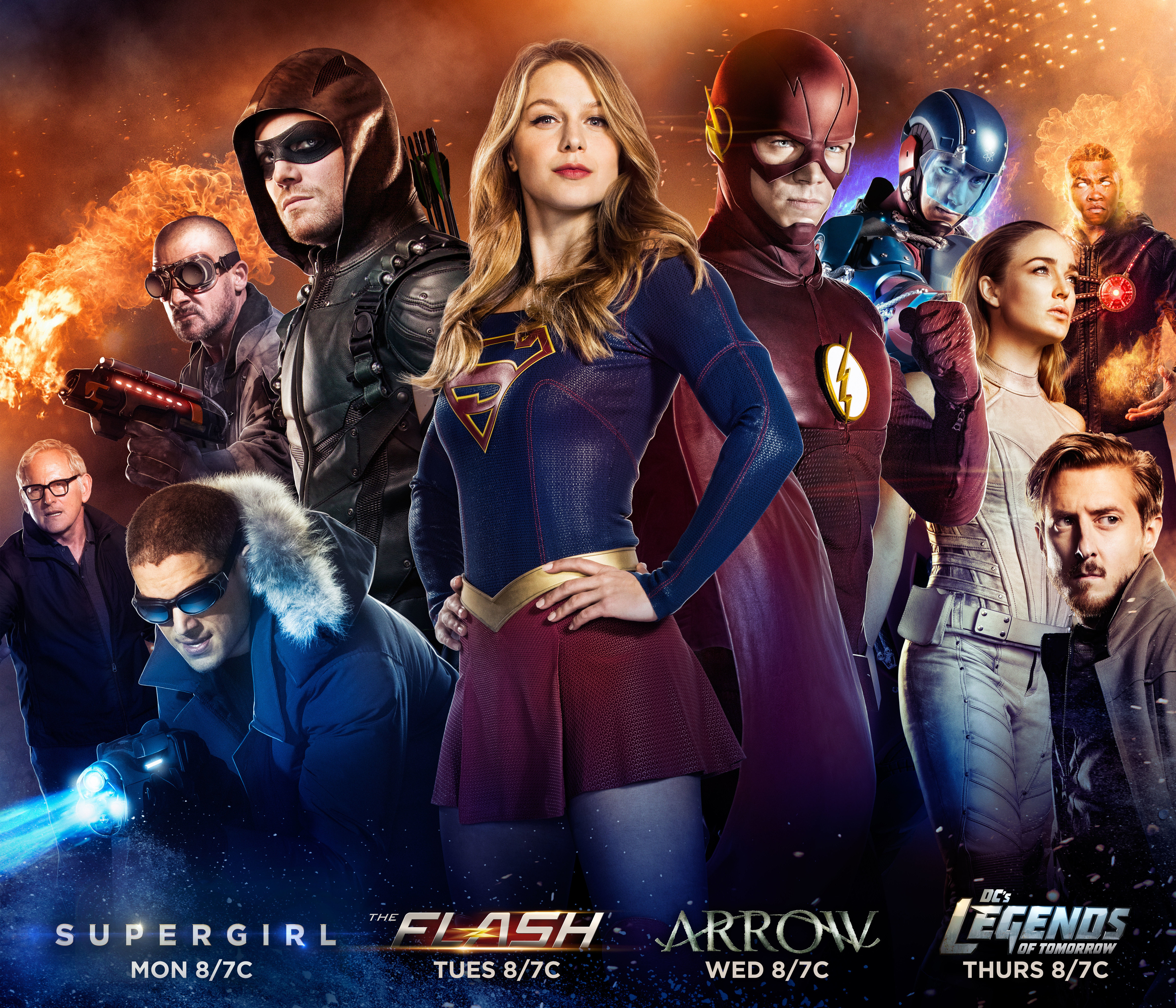 TV Show Crossover HD Wallpaper | Background Image