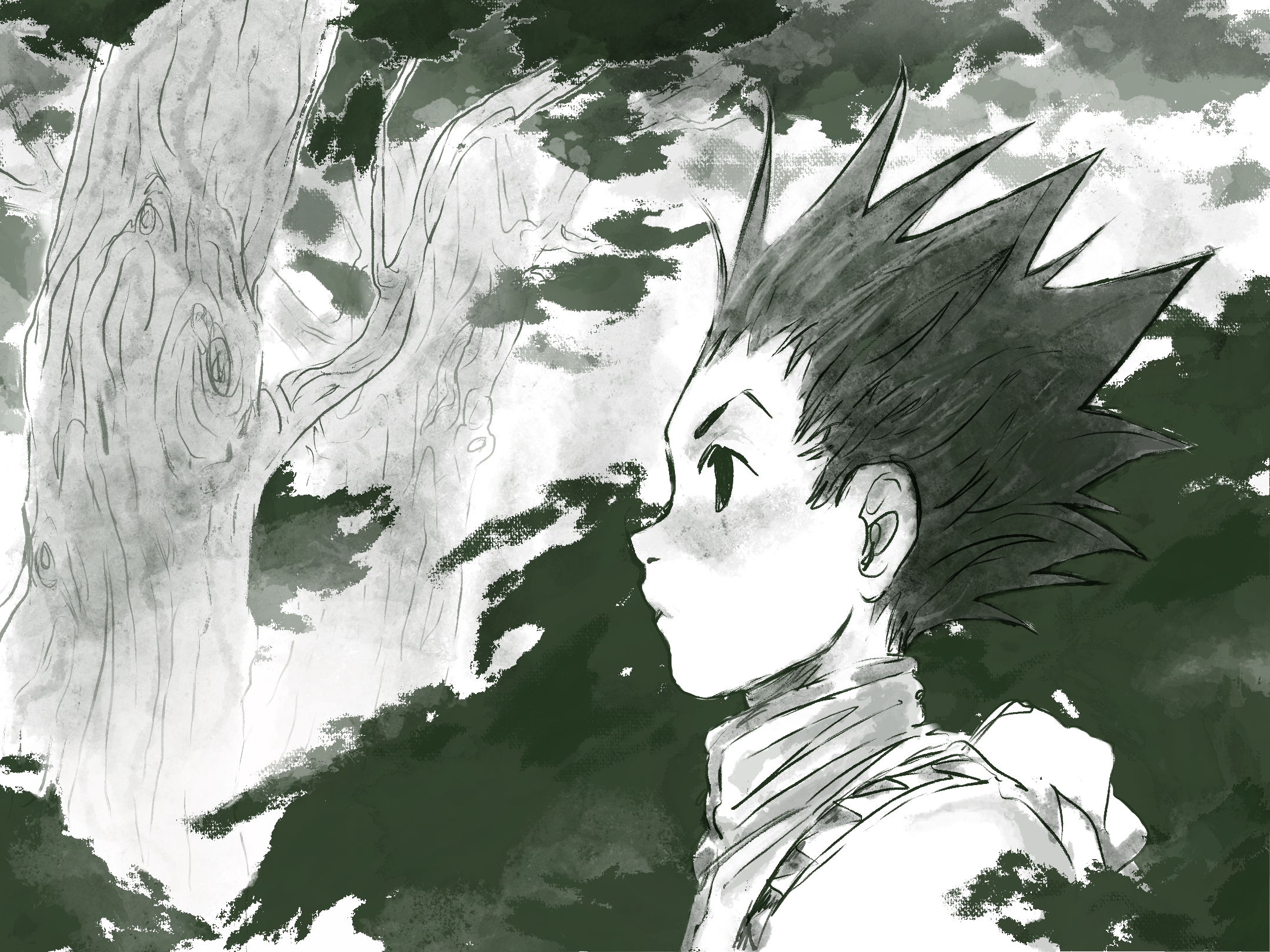 Gon Freecss Wallpaper 4K, Hunter x Hunter, Manga series