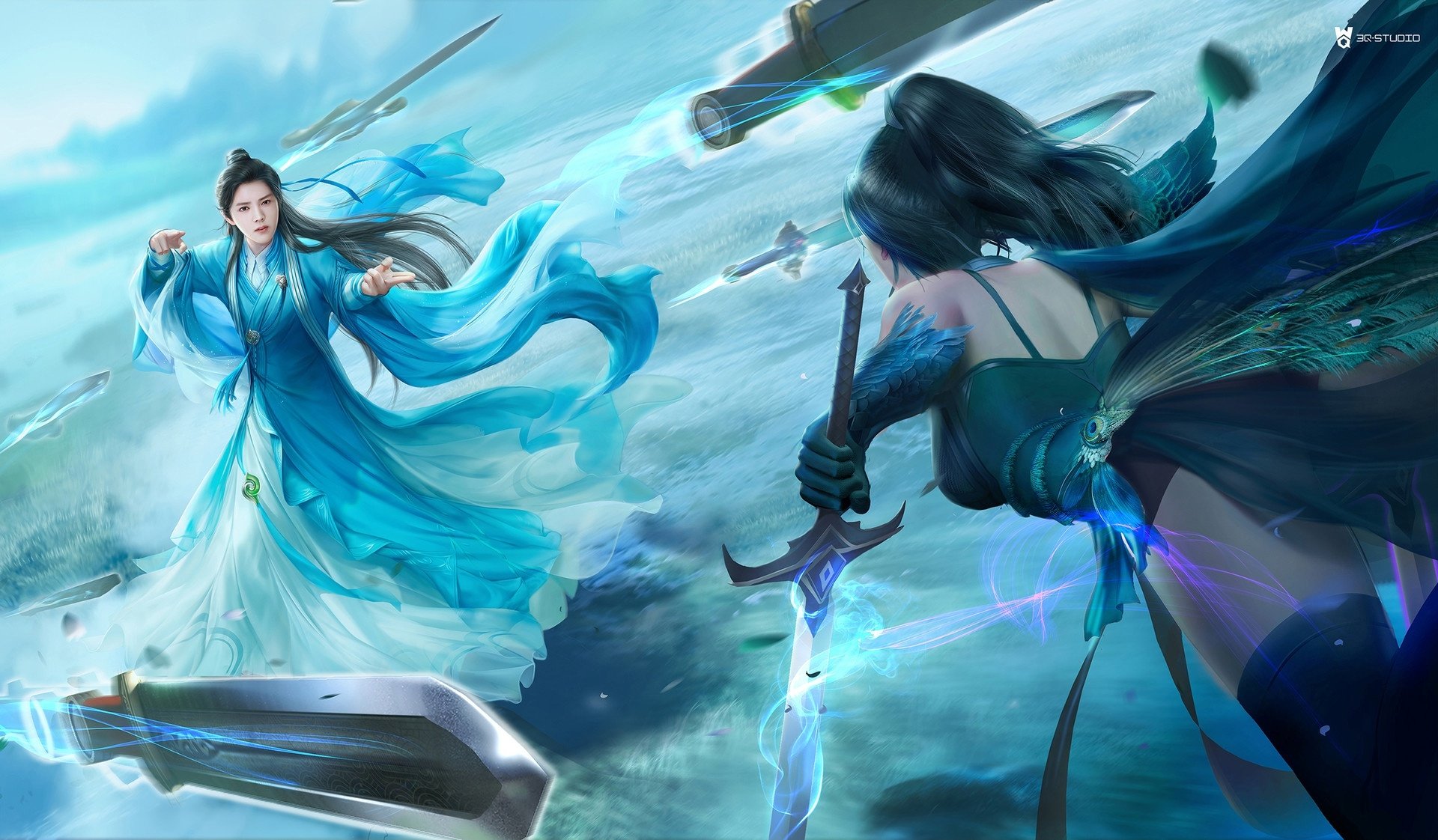 Download Fantasy Woman Warrior HD Wallpaper | 1920x1122 | Wallpaper Abyss