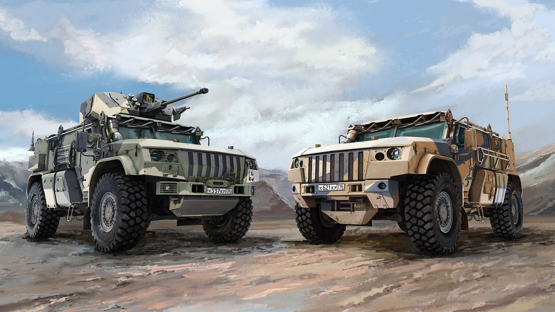 Download Vehicle Military Armored Personnel Carrier HD Wallpaper