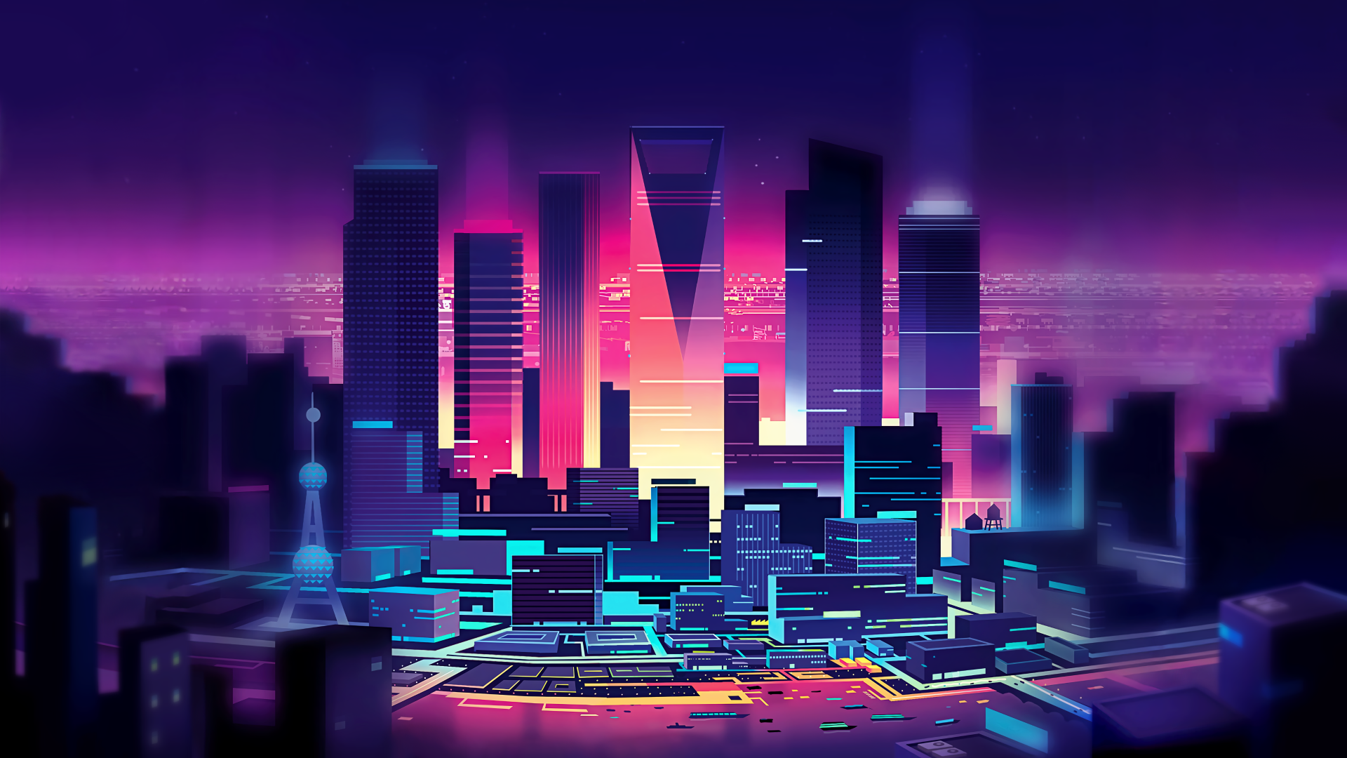 Download Artistic City 4k Ultra HD Wallpaper by Romain Trystram