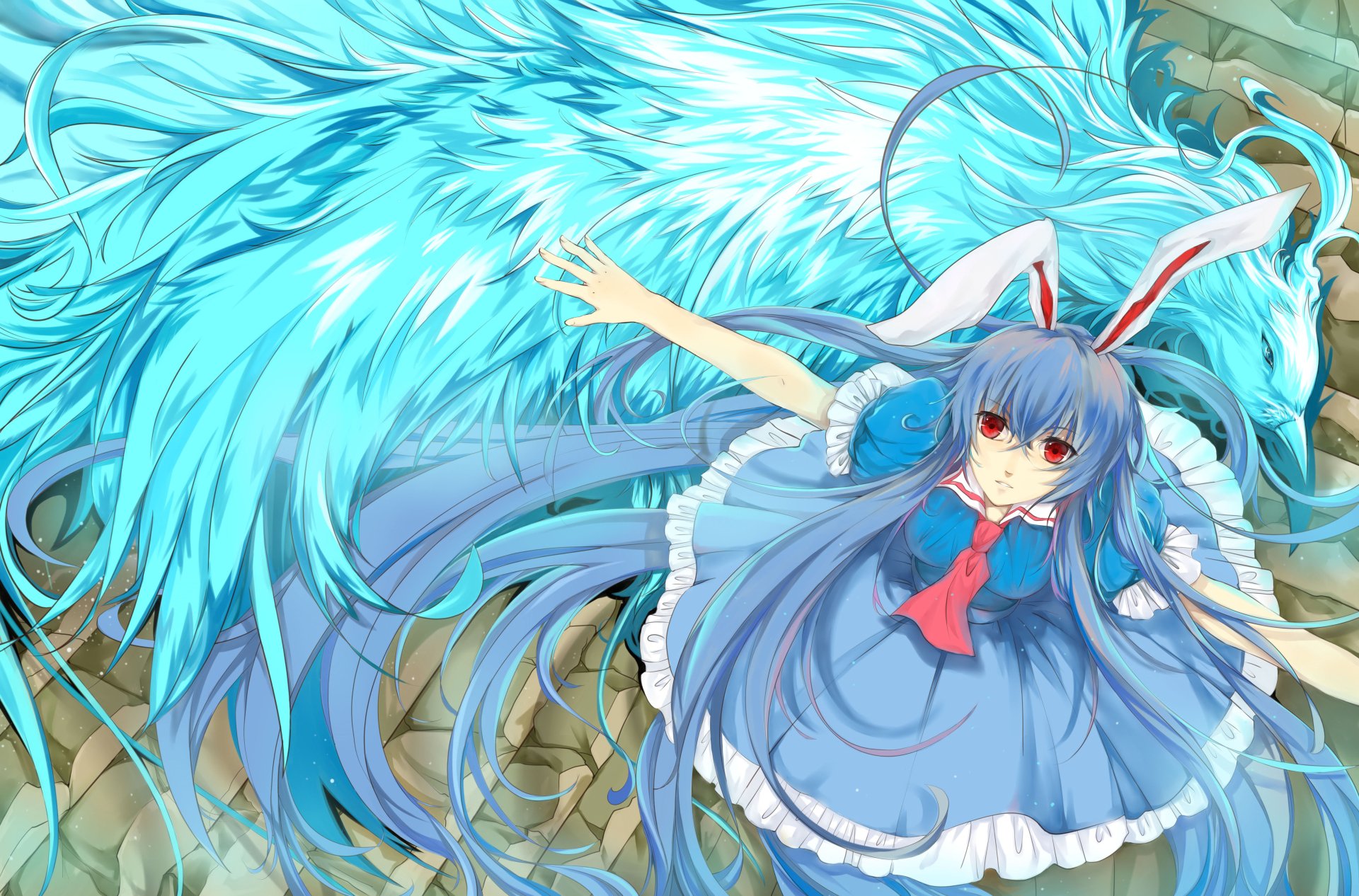 Download Reisen Udongein Inaba Anime Touhou 4k Ultra HD Wallpaper by 湫湫红毛哥哥大