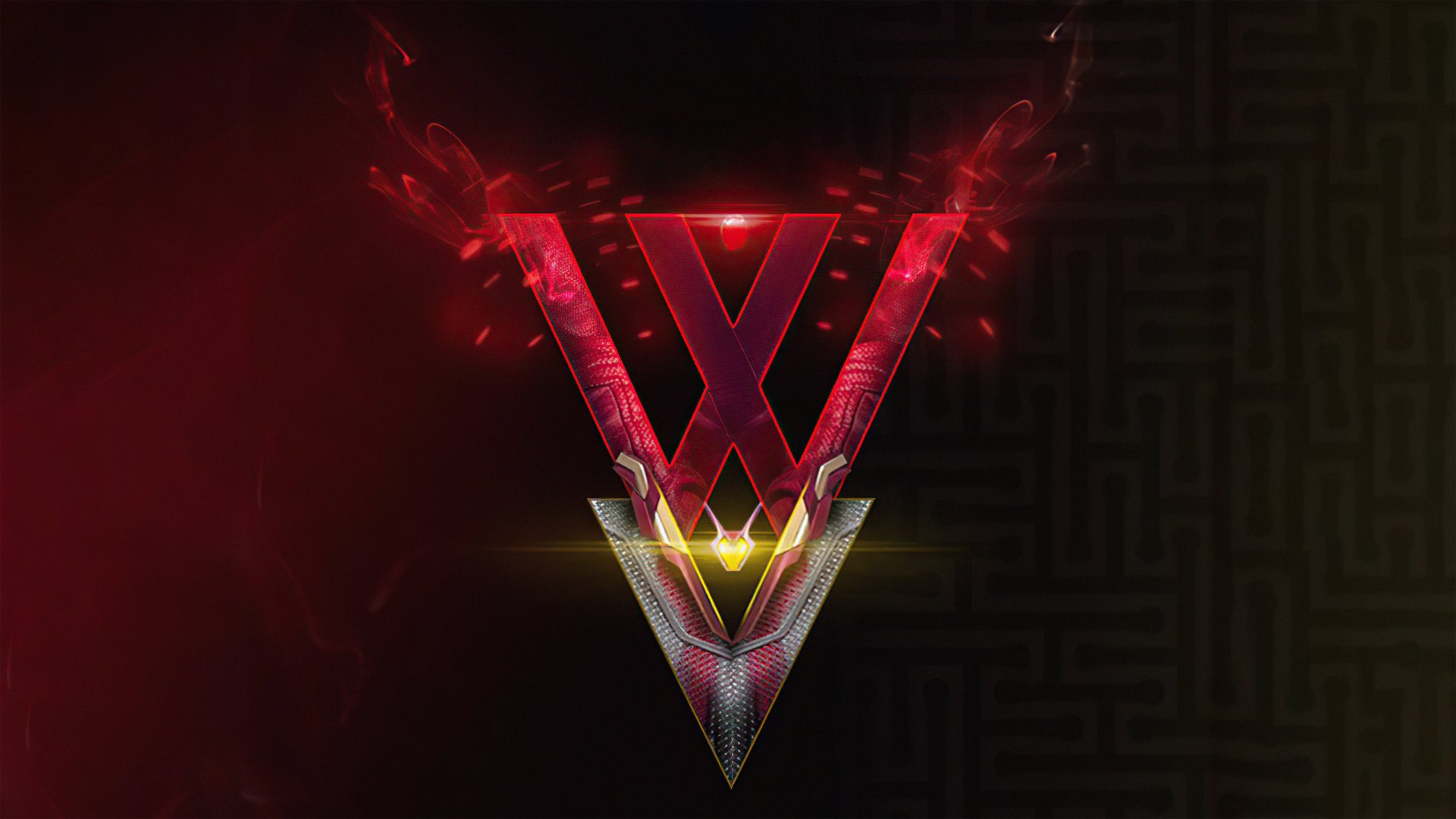 Download Logo TV Show WandaVision 4k Ultra HD Wallpaper by h.k.artworks