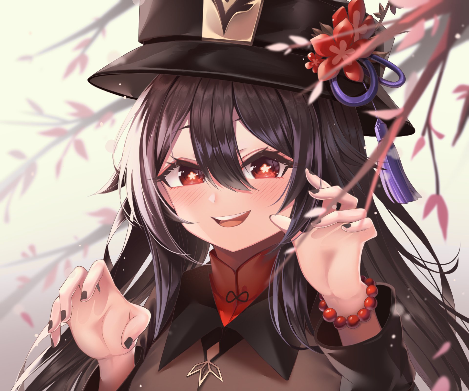 Download Hu Tao Video Game Genshin Impact HD Wallpaper by Kurobi