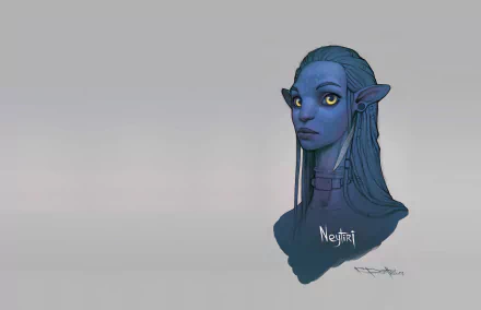 Neytiri (Avatar) movie Avatar HD Desktop Wallpaper | Background Image