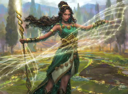  Destiny Spinner - Magic the Gathering: Theros Beyond Death by Livia Prima