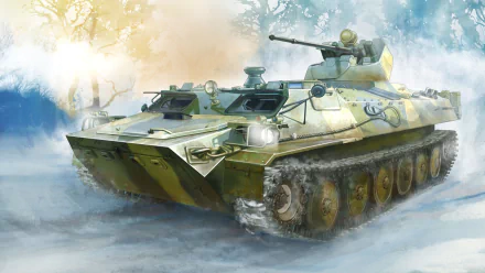 MT-LB military armored personnel carrier HD Desktop Wallpaper | Background Image