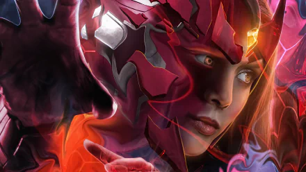 Scarlet Witch TV Show WandaVision HD Desktop Wallpaper | Background Image