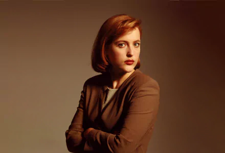 Gillian Anderson Dana Scully TV Show The X-Files HD Desktop Wallpaper | Background Image