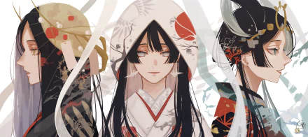 Anime girl anime girl HD Desktop Wallpaper | Background Image