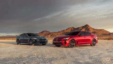 green car car Kia vehicle Kia Stinger HD Desktop Wallpaper | Background Image