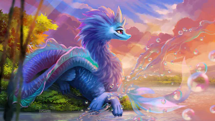 dragon Sisu (Raya and the Last Dragon) movie Raya and the Last Dragon HD Desktop Wallpaper | Background Image